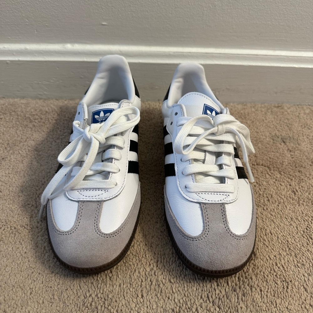 Adidas Samba OG White and Black 4.5